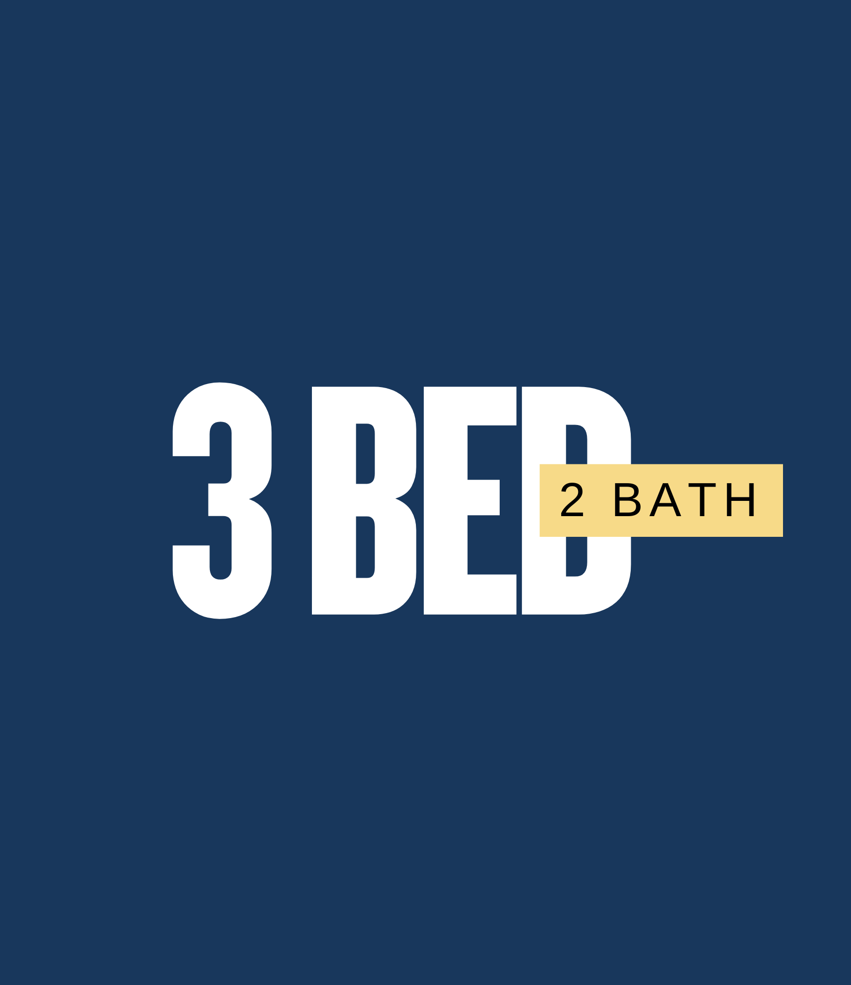 3 Bed : 3 Bath